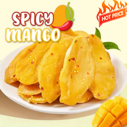 Organic Dried Mango with Salt & Chili 250G
